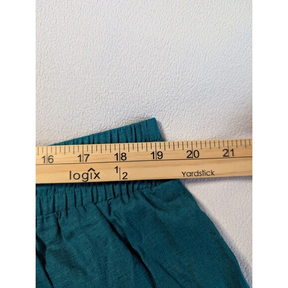 Universal Standard Womens Sayville Linen Drawstring Pants Aurora Blue 2X - Picture 6 of 9